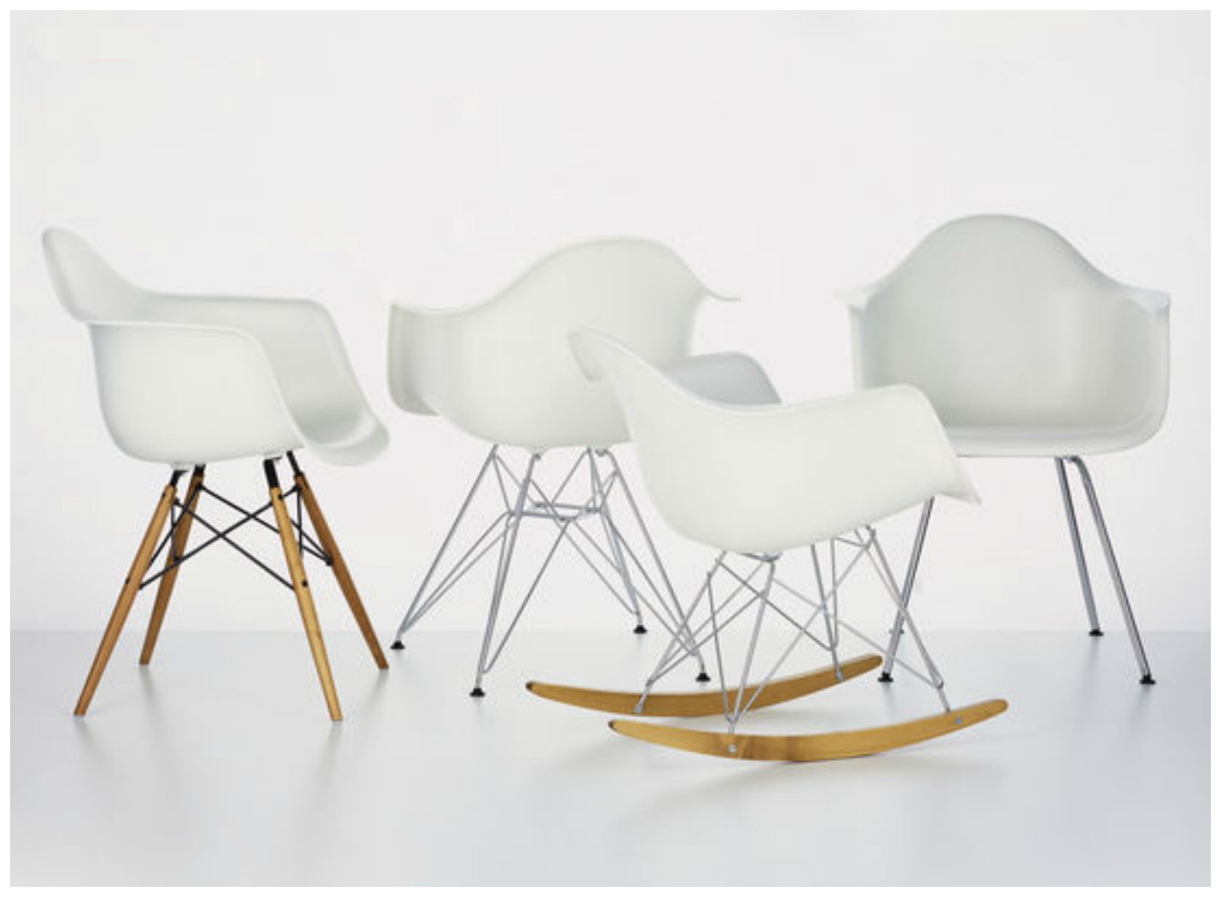 eames plastic chairs